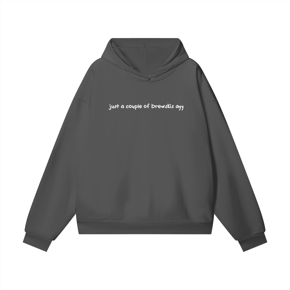 BREWSKIS HOODIE - CHARCOAL
