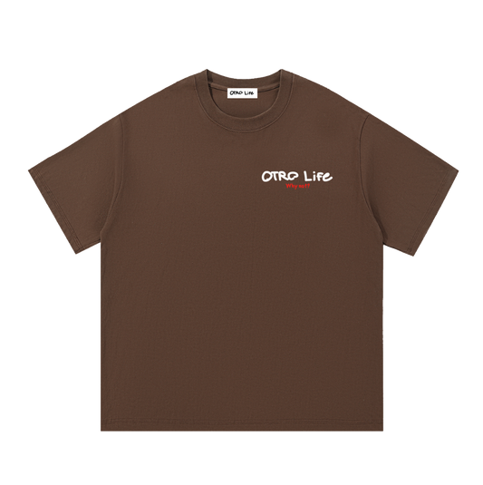 OTRO LIFE T-SHIRT - COFFEE
