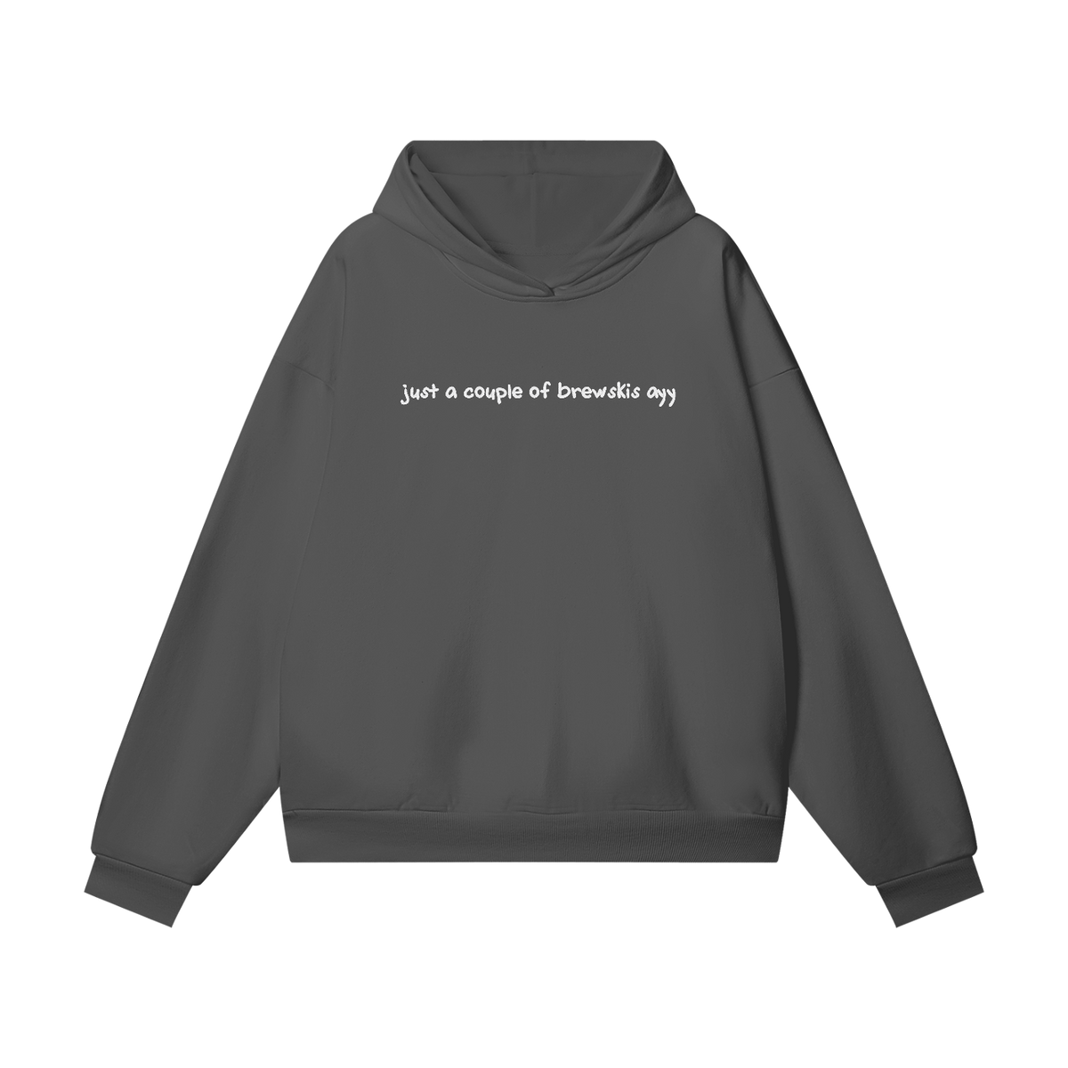 BREWSKIS HOODIE - CHARCOAL