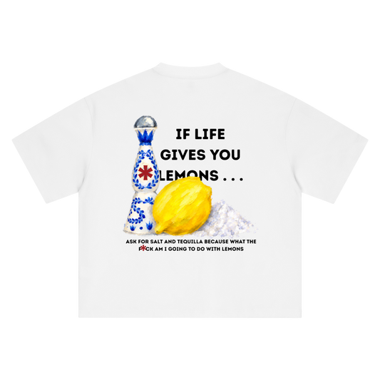 LEMONS T-SHIRT - WHITE