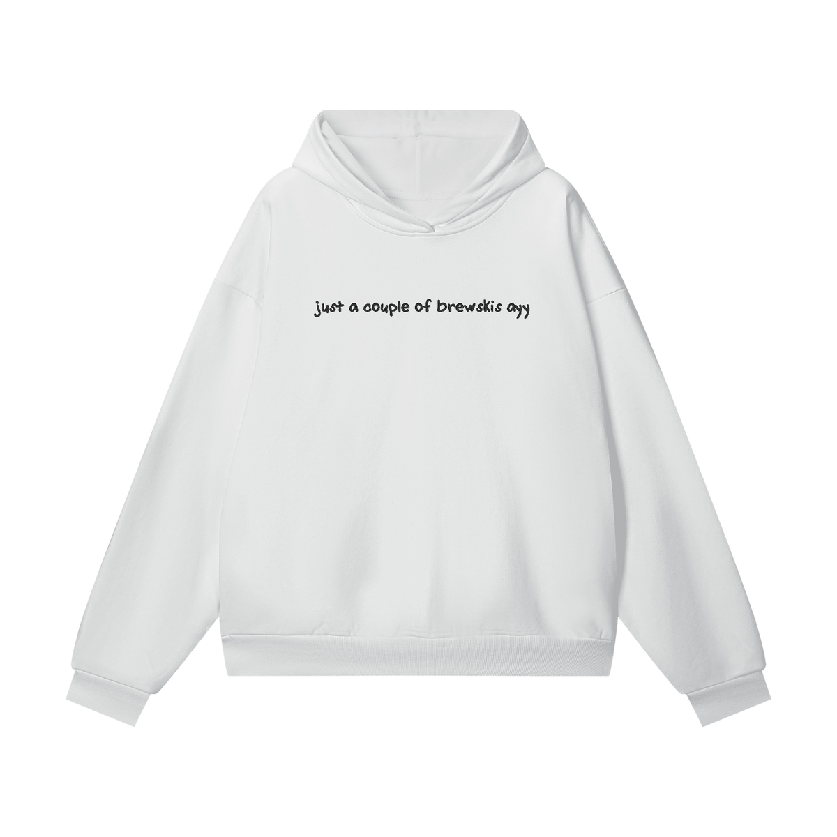 BREWSKIS HOODIE - WHITE