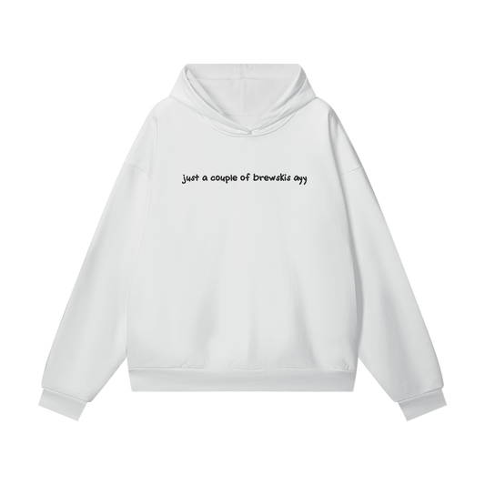 BREWSKIS HOODIE - WHITE