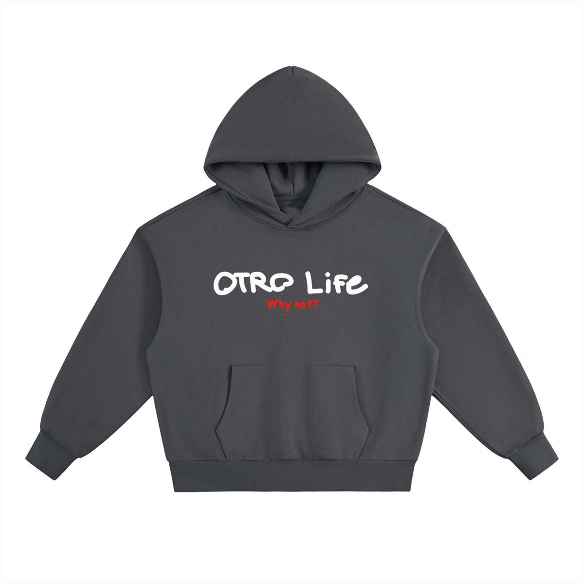 OTRO LIFE HOODIE - CHARCOAL GRAY